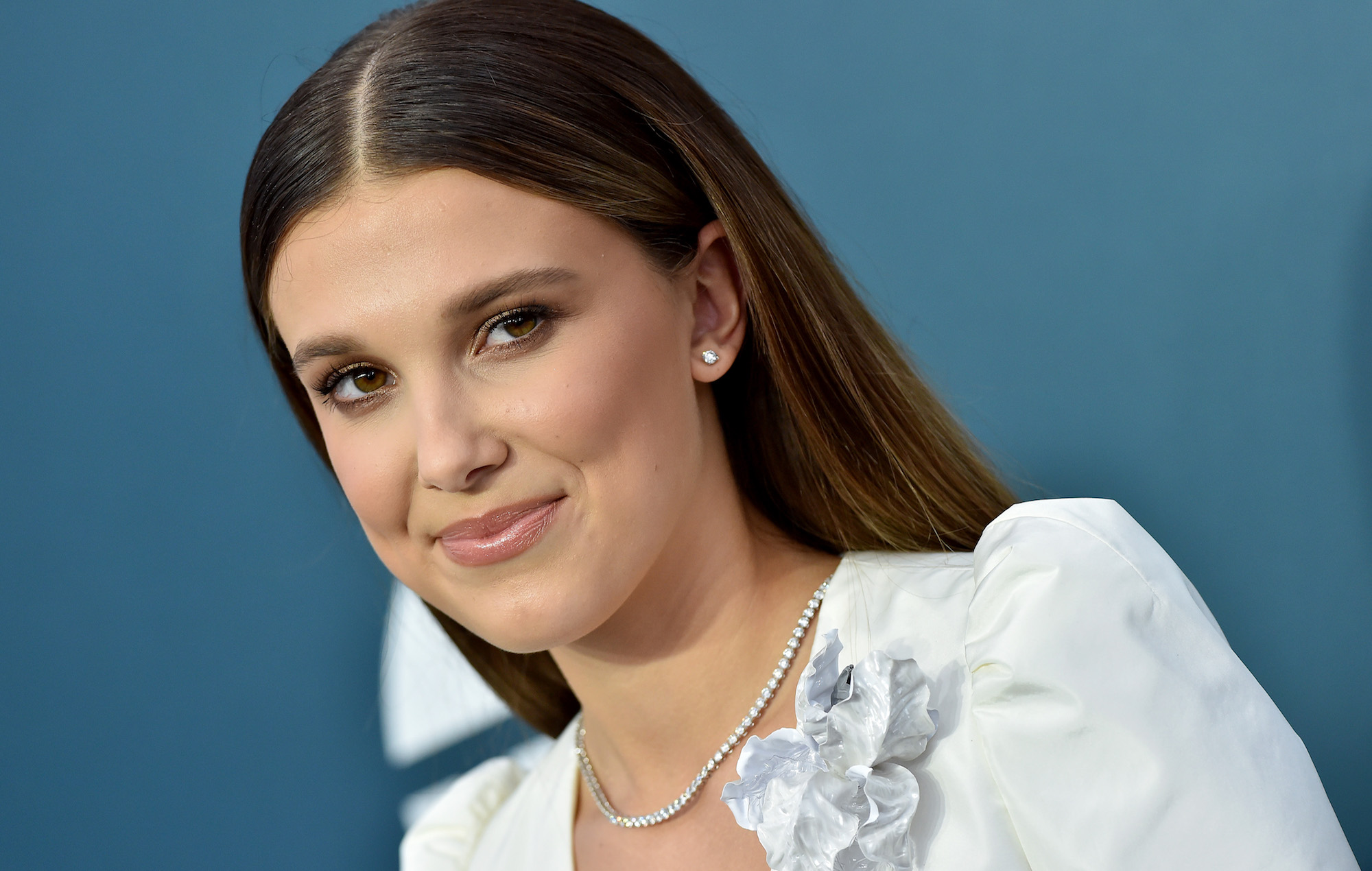 Millie Bobby Brown Puts on a Bridal Crop Top for Her Engagement Party