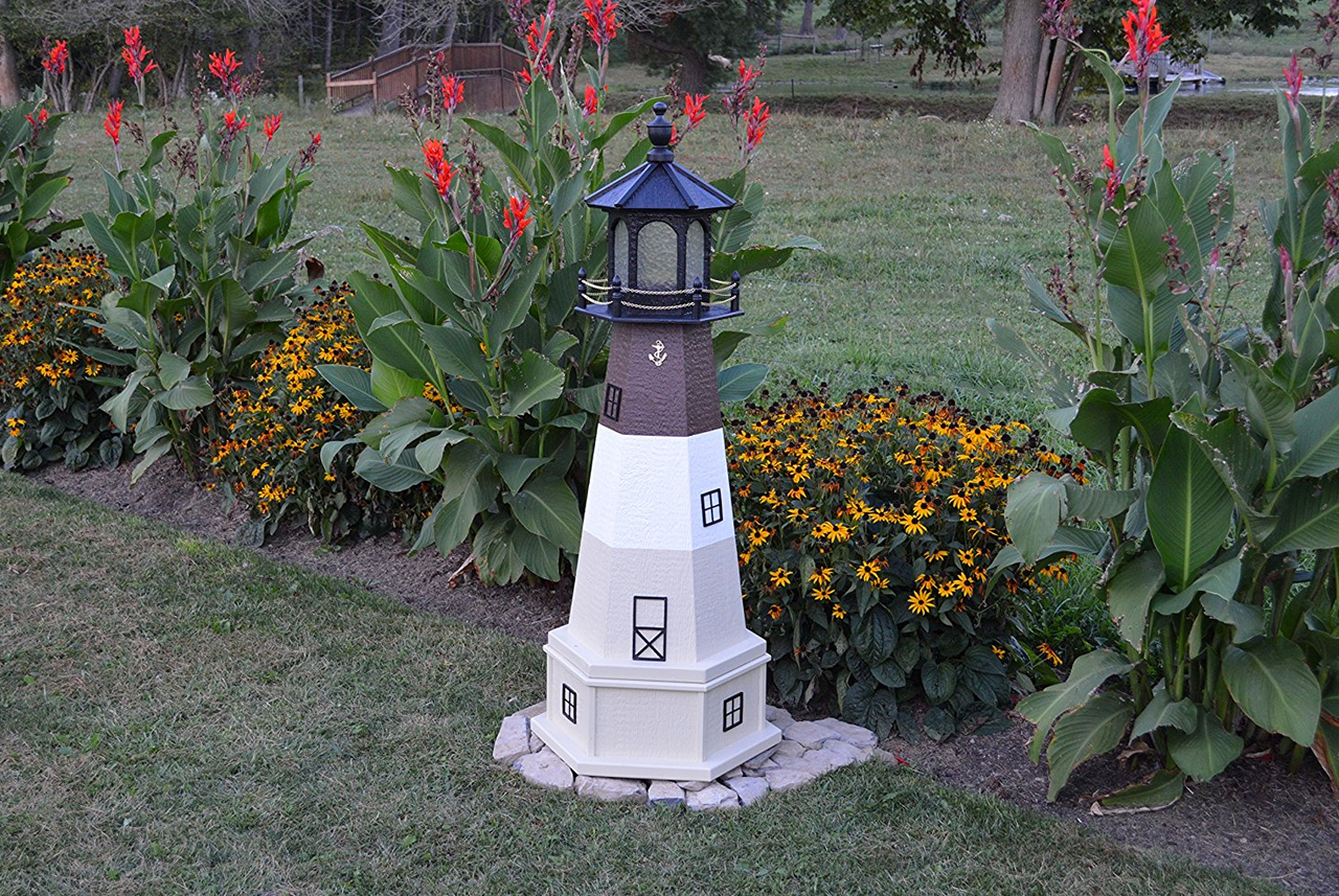 Do-it-Yourself Lighthouse as a Decorative Feature for the Garden