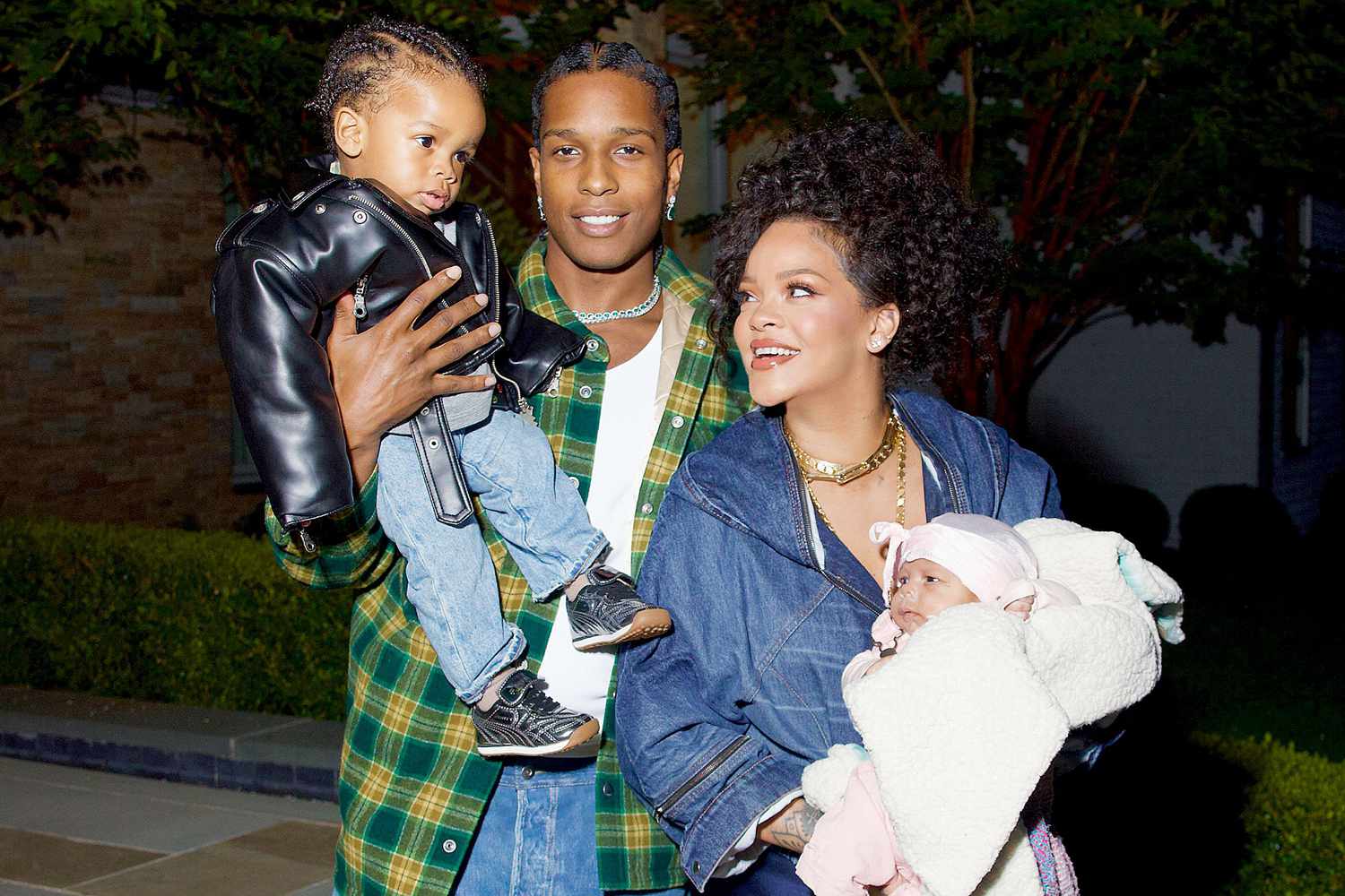 Rihanna, A$AP Rocky and their kids